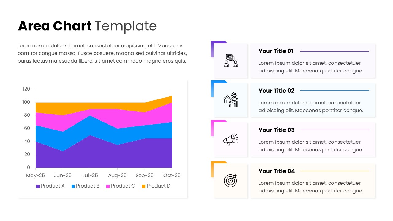 Area Chart PowerPoint Template