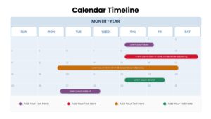 Calendar Timeline Template