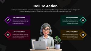 Call to Action Powerpoint Dark