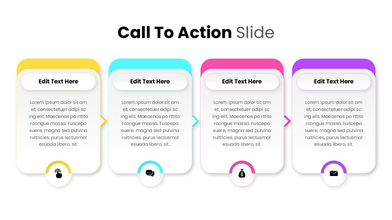 Call to Action Slide Powerpoint Template
