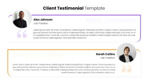 Client Testimonial PowerPoint Template