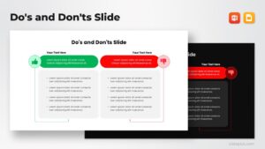 Do's and Don'ts Slide Template