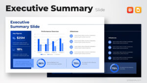 Executive Summary Slide Template