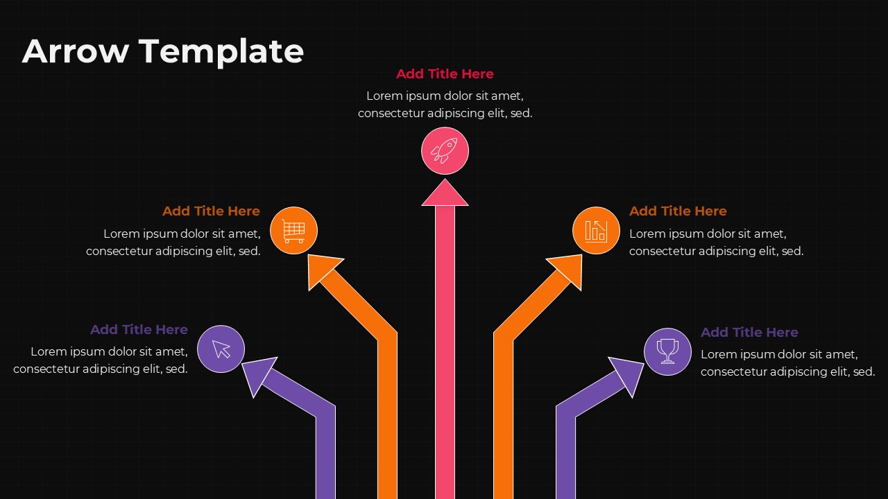 Free Arrow Template Dark