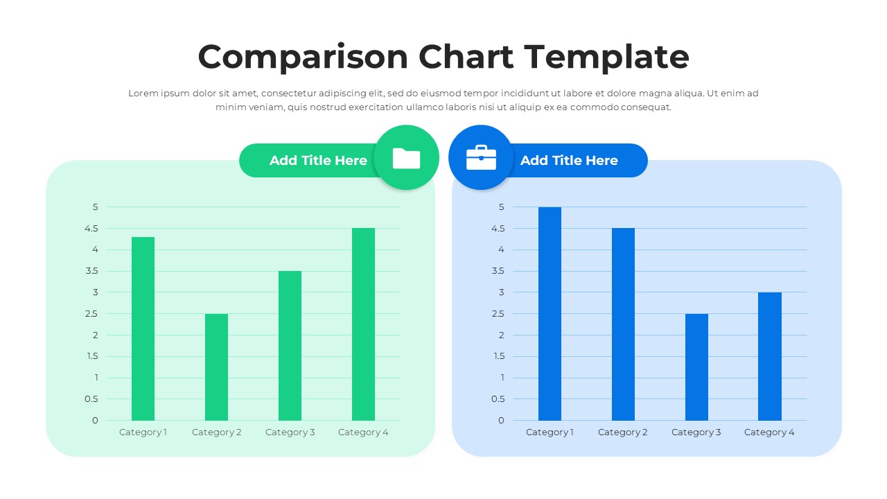 Free Comparison Chart Slide