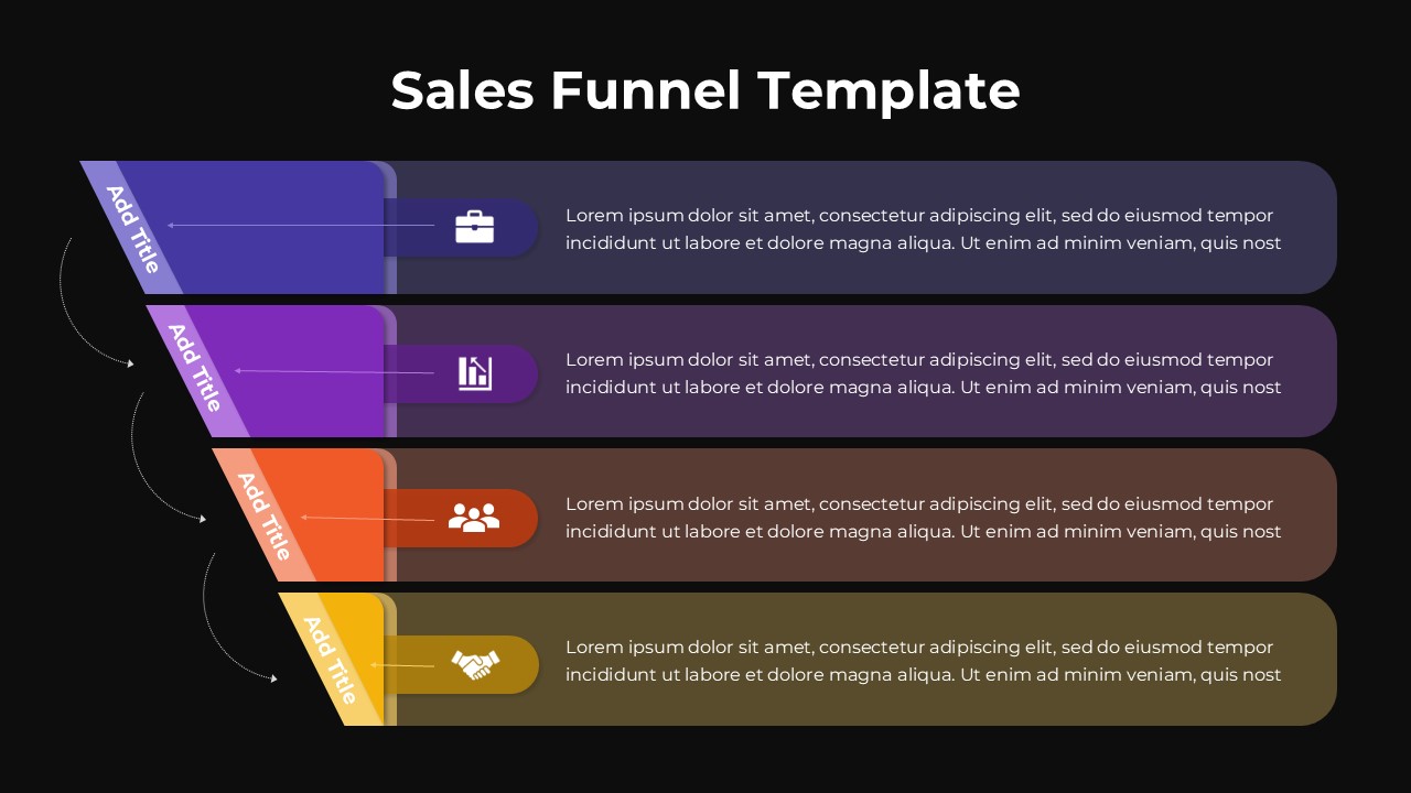 Free Dark Sales Funnel Template