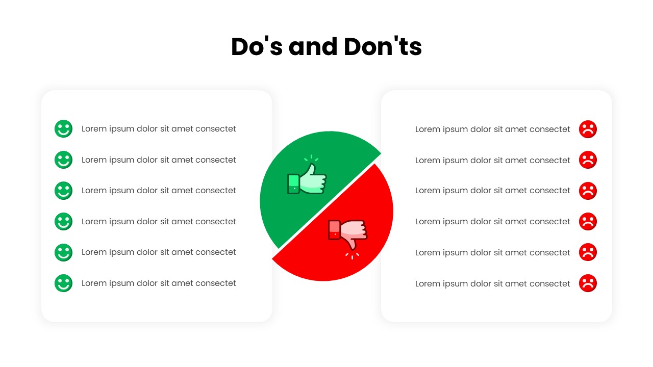Free Do's and Don'ts PowerPoint Template