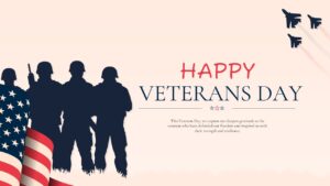 Free Happy Veterans Day PowerPoint Template
