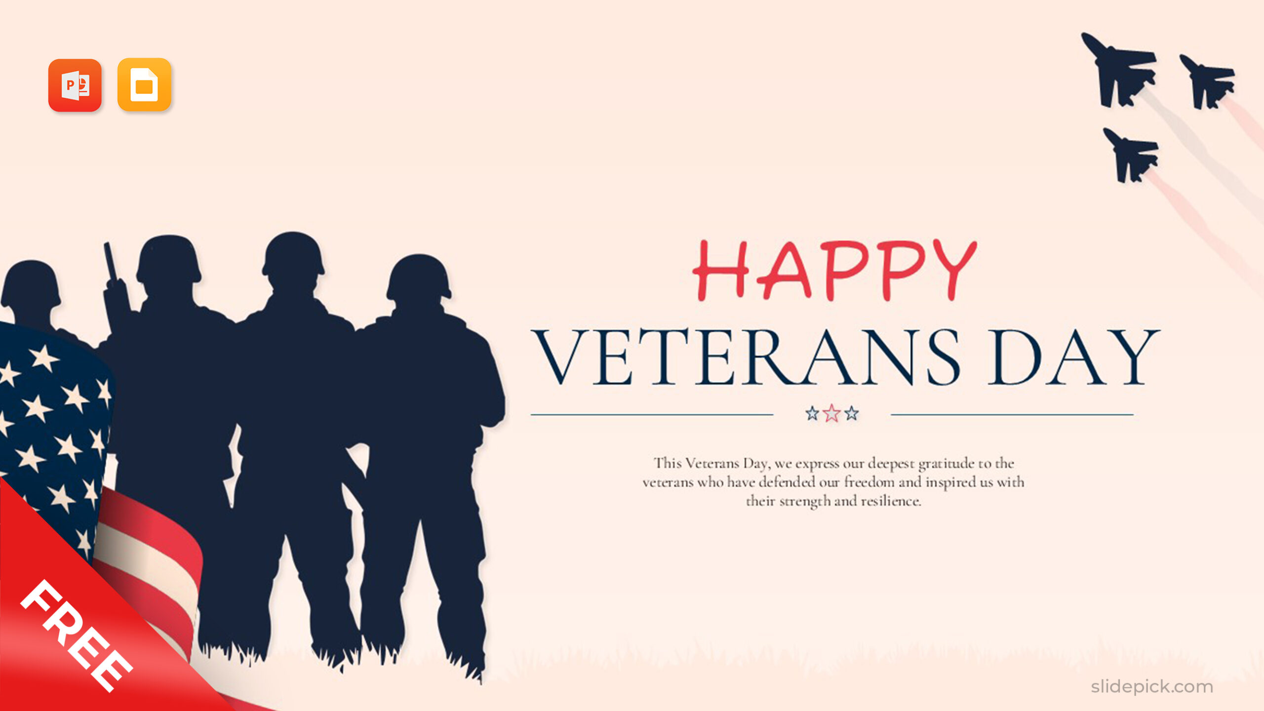 Free Happy Veterans Day Template
