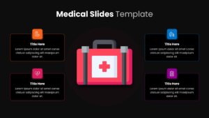 Free Medical PowerPoint Template Dark