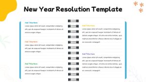 Free New Year Resolution Slide Template