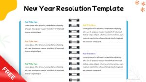 Free New Year Resolution Template