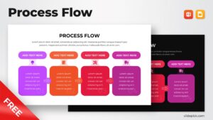 Free Process Flow ppt & google slides