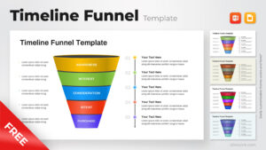 Free Timeline Funnel Powerpoint Template
