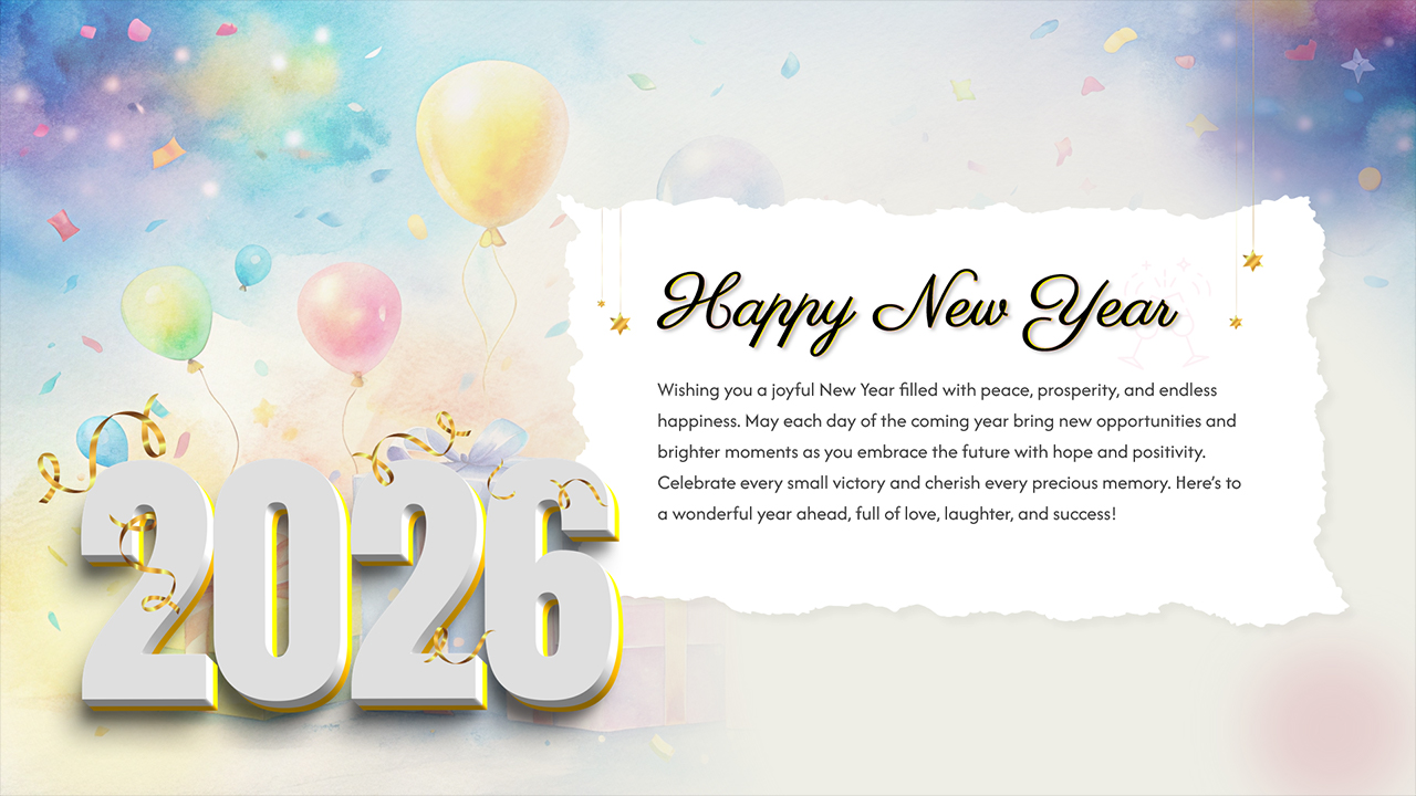 Happy New Year Template