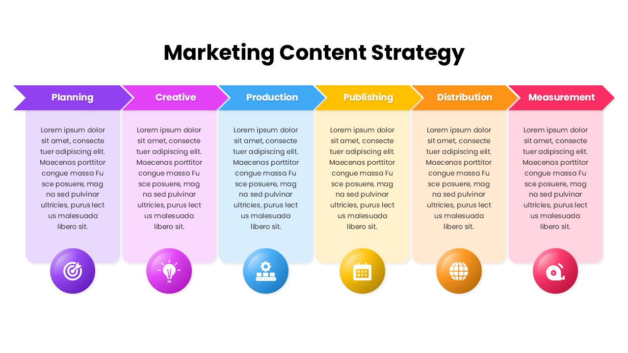 Marketing Content Strategy PowerPoint Template