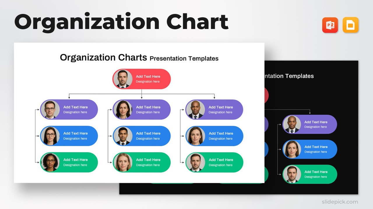 Organizational Chart PowerPoint Template
