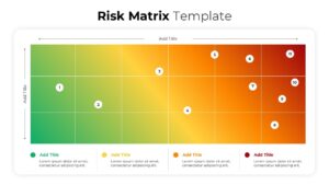 Risk Matrix Slide Template