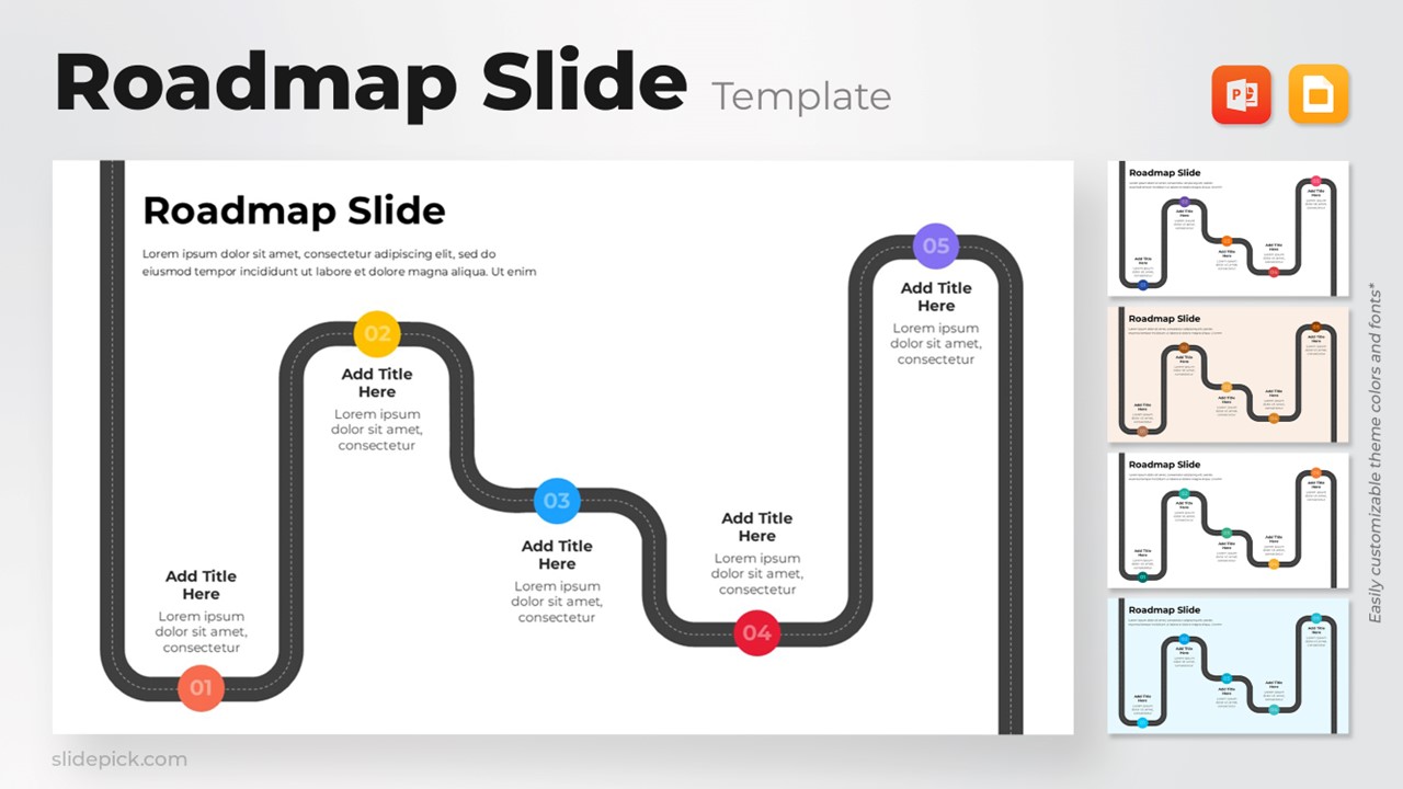 Roadmap Slide Template