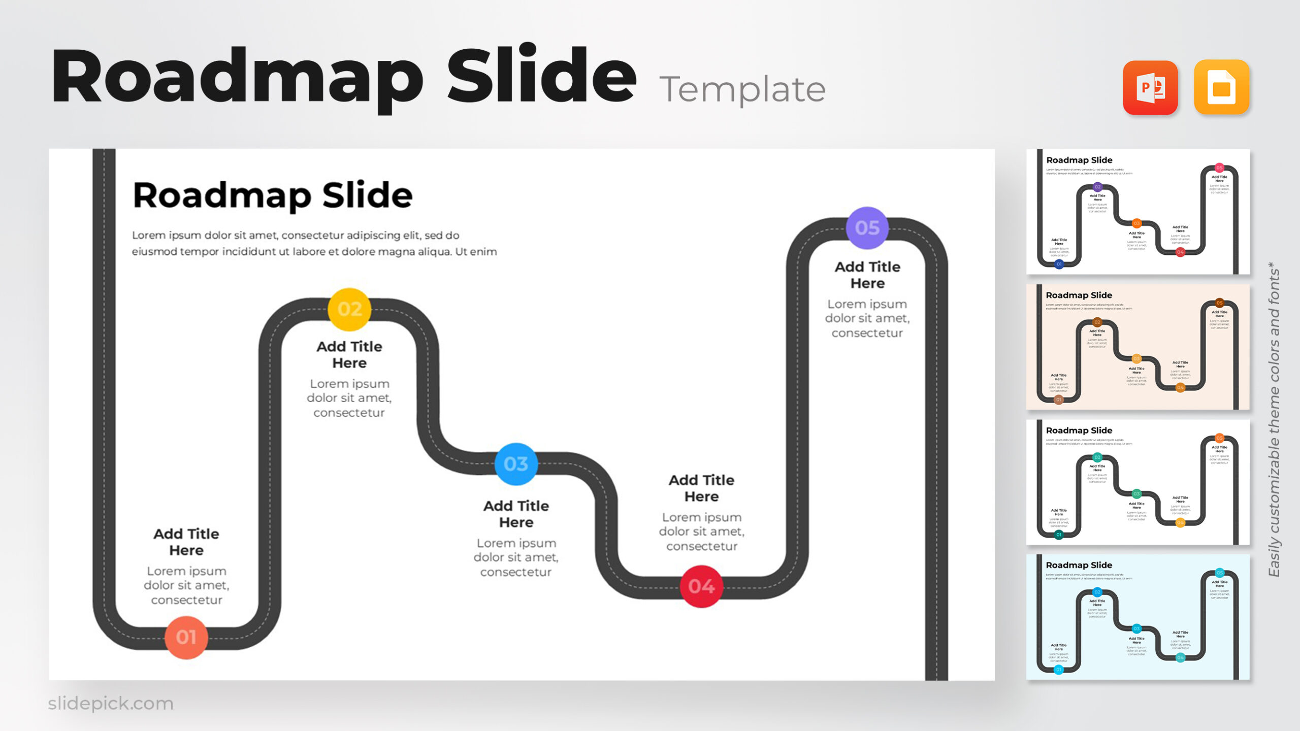 Roadmap Slide Template