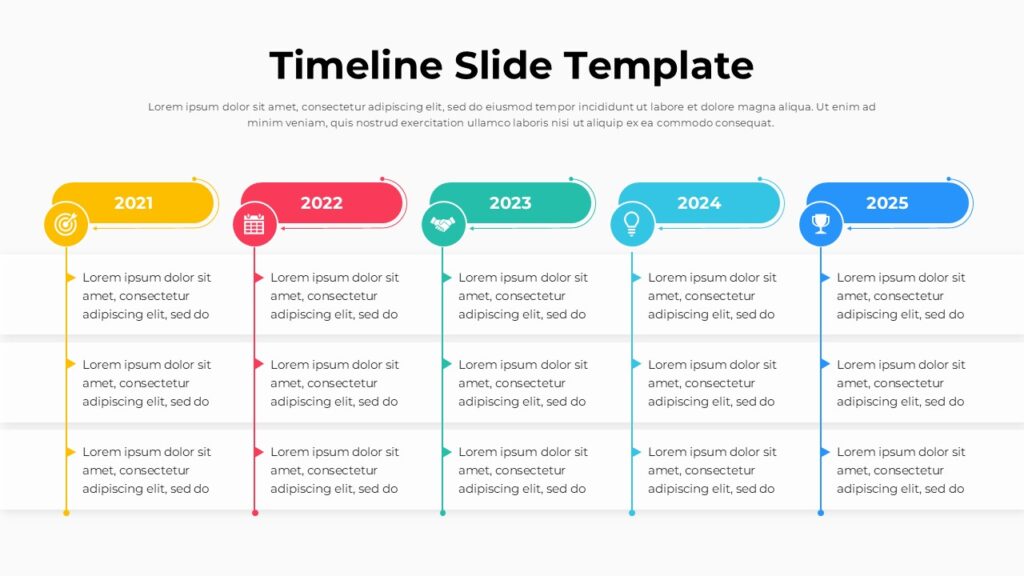 Timeline Slide Infographic