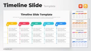 Timeline Slide Template