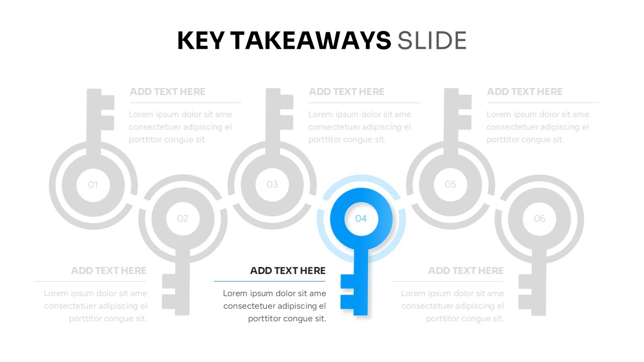 key takeaways PowerPoint Template