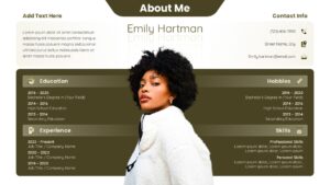 About Me Slide Template