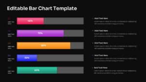 Bar Chart Template Dark