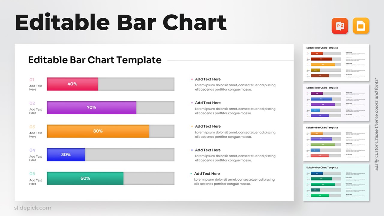 Bar Chart Template Powerpoint