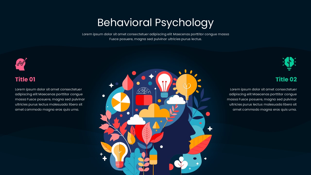 Behavioral Psychology PPT Dark Template