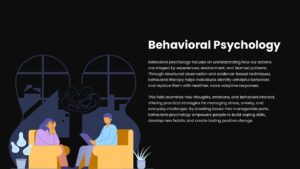 Behavioral Psychology PowerPoint Dark Template