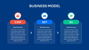 Business Model PowerPoint Dark Template