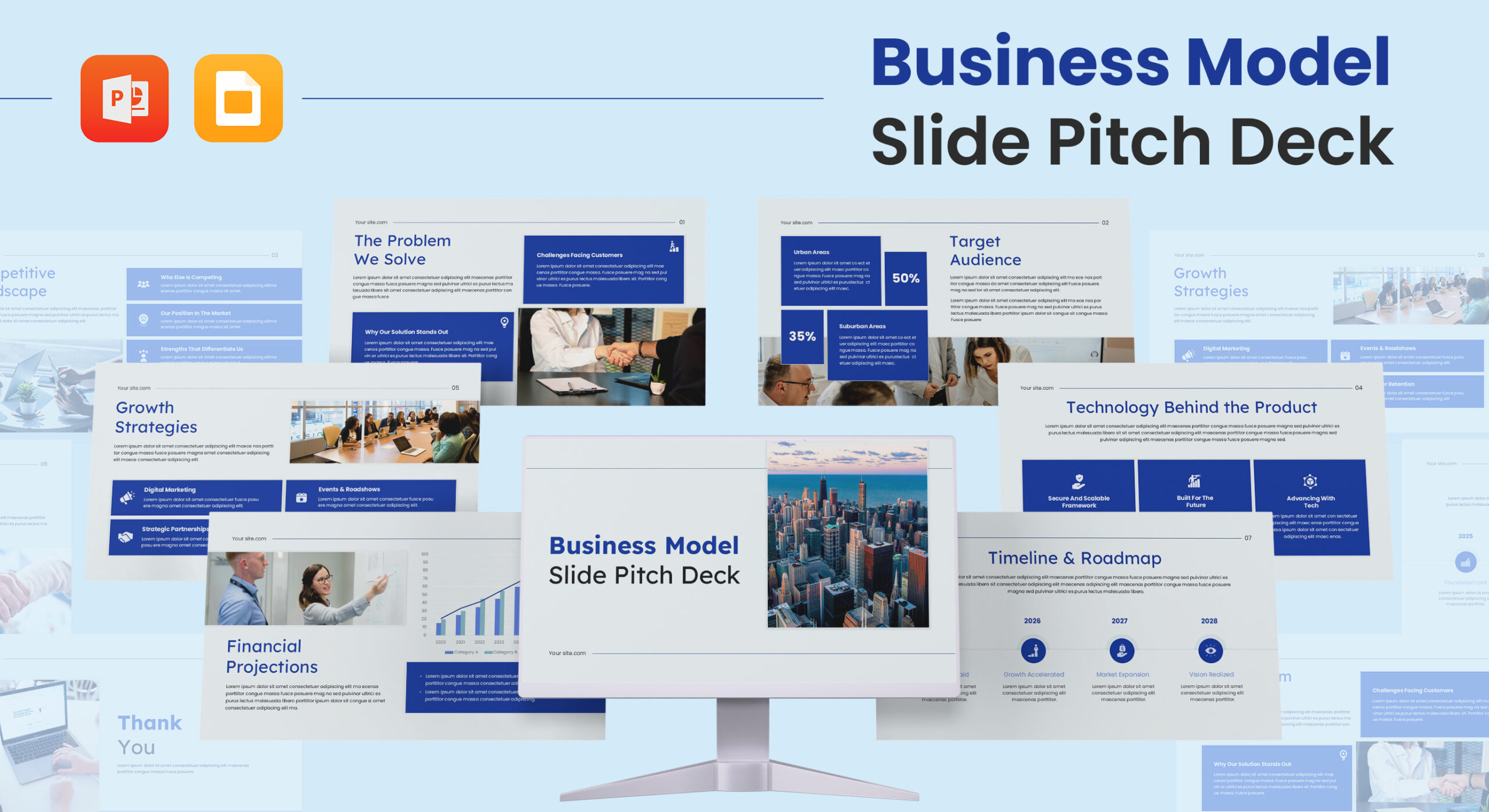 Business Model Slide Pitch Deck
