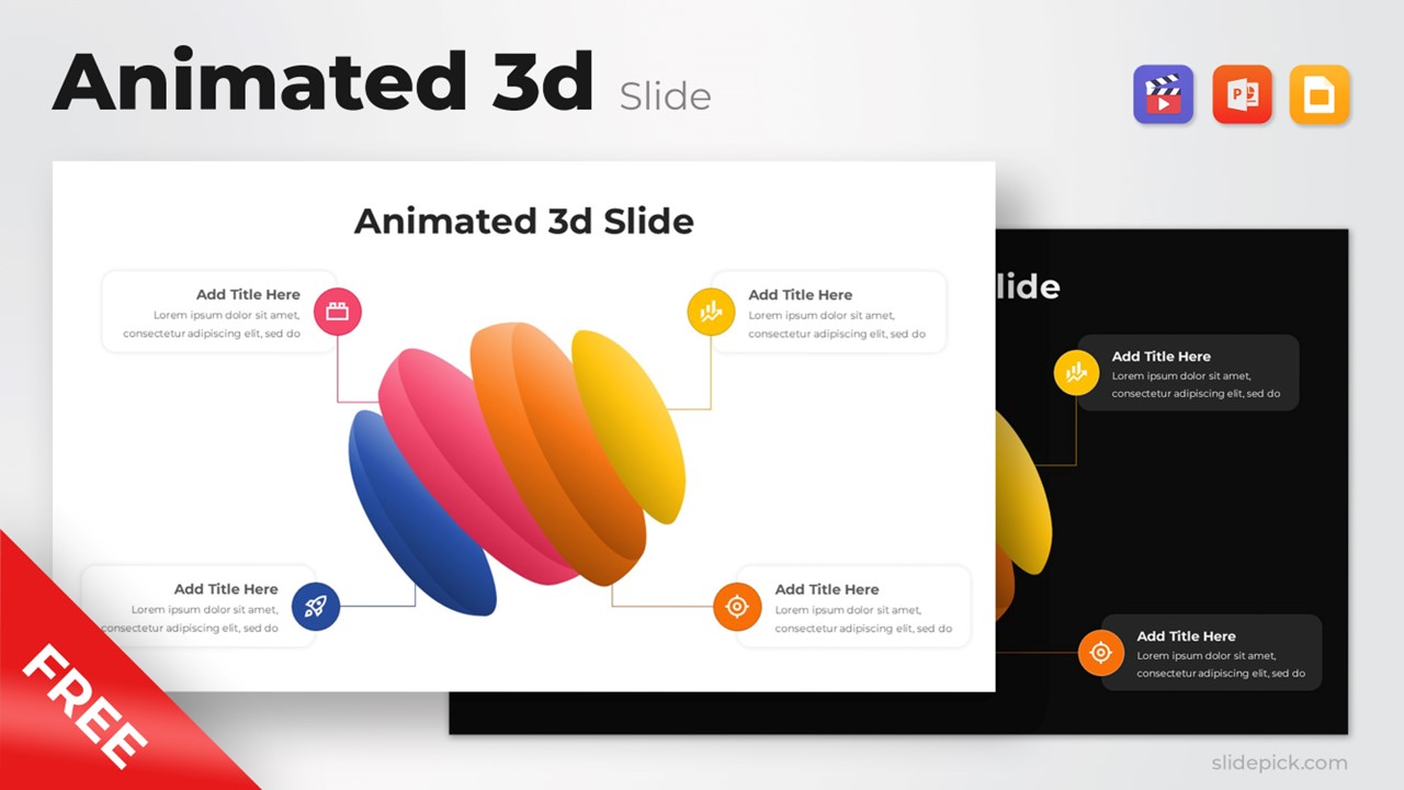 Free Animated 3d Slide Powerpoint