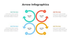 Free Arrow infographics Slide