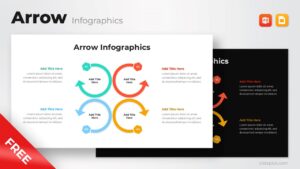 Free Arrow infographics Template