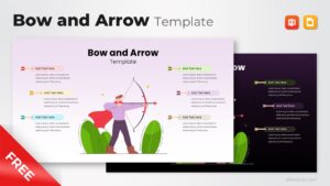 Free Bow and Arrow Presentation Template