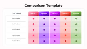 Free Comparison Infographic Slide for PowerPoint