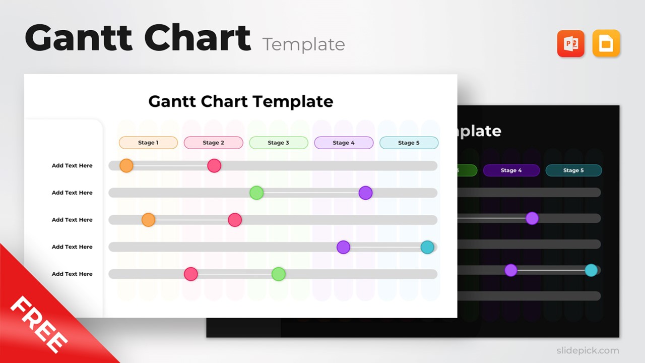 Free Gantt Chart Template Powerpoint