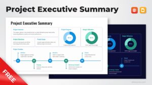 Free Project Executive Summary Presentation Template