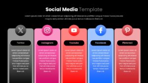Free Social Media Dark Template