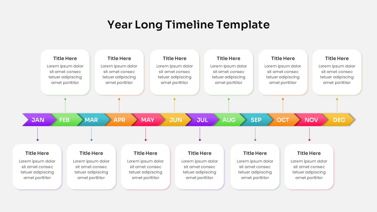 Free Year Long Timeline Template
