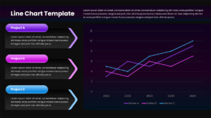 Line Chart Slide for PowerPoint