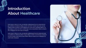 Medical Presentation Healthcare Introduction Slide