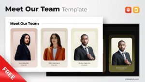 Meet Our Team Powerpoint Template