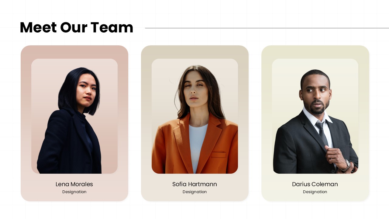 Meet Our Team Template