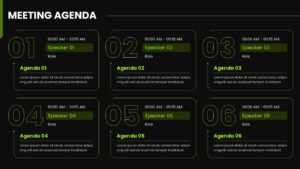 Meeting Agenda Dark Slide