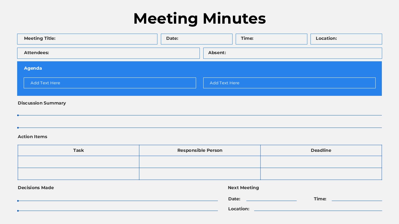 Meeting Minutes