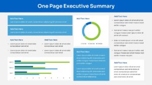 One Page Executive Summary Template for PowerPoint